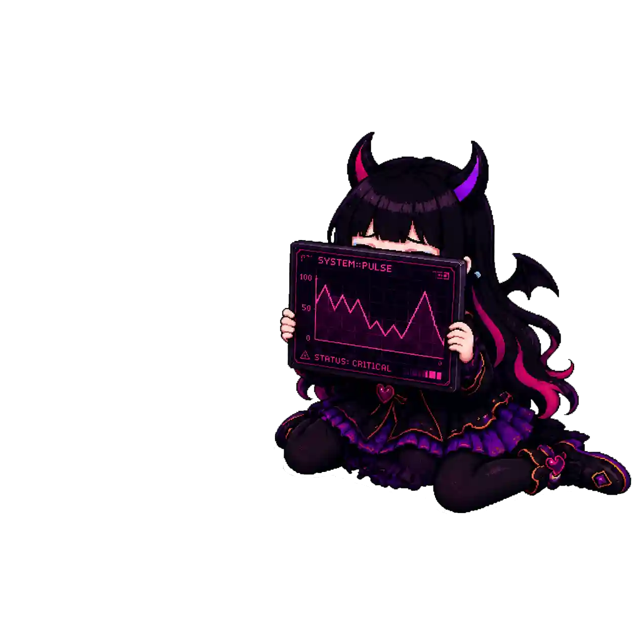 SysPulse mascot · system critical